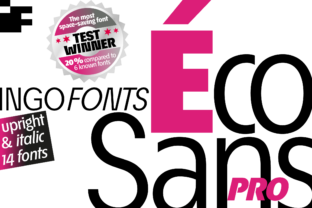 Éco Sans Pro Upright Italic: A Bold Handwritten Typeface